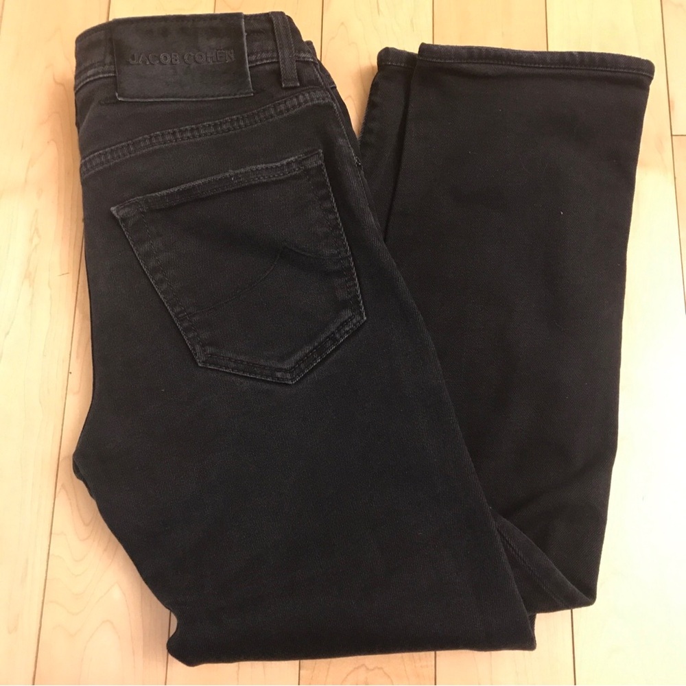Jacob Cohen mens black Italian jeans 29/27 Model Nick Luxury Denim